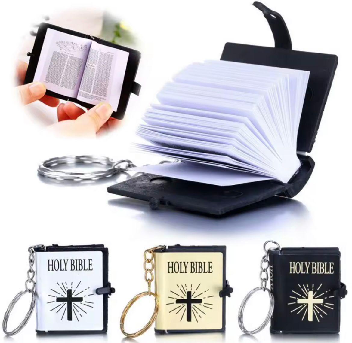 Llavero de Mini Biblia
